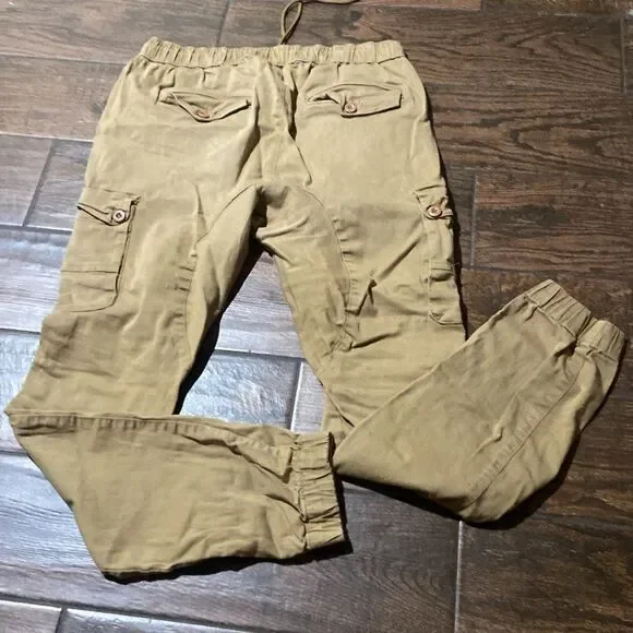 EVOLUTION IN DESIGN Men's Tan Cargo Pants Size XL - Picture 6 of 14